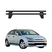 Menabo Barres de toit Transversales pour Citroen C4 I 2004-2010 Alu Noir 2x ABE