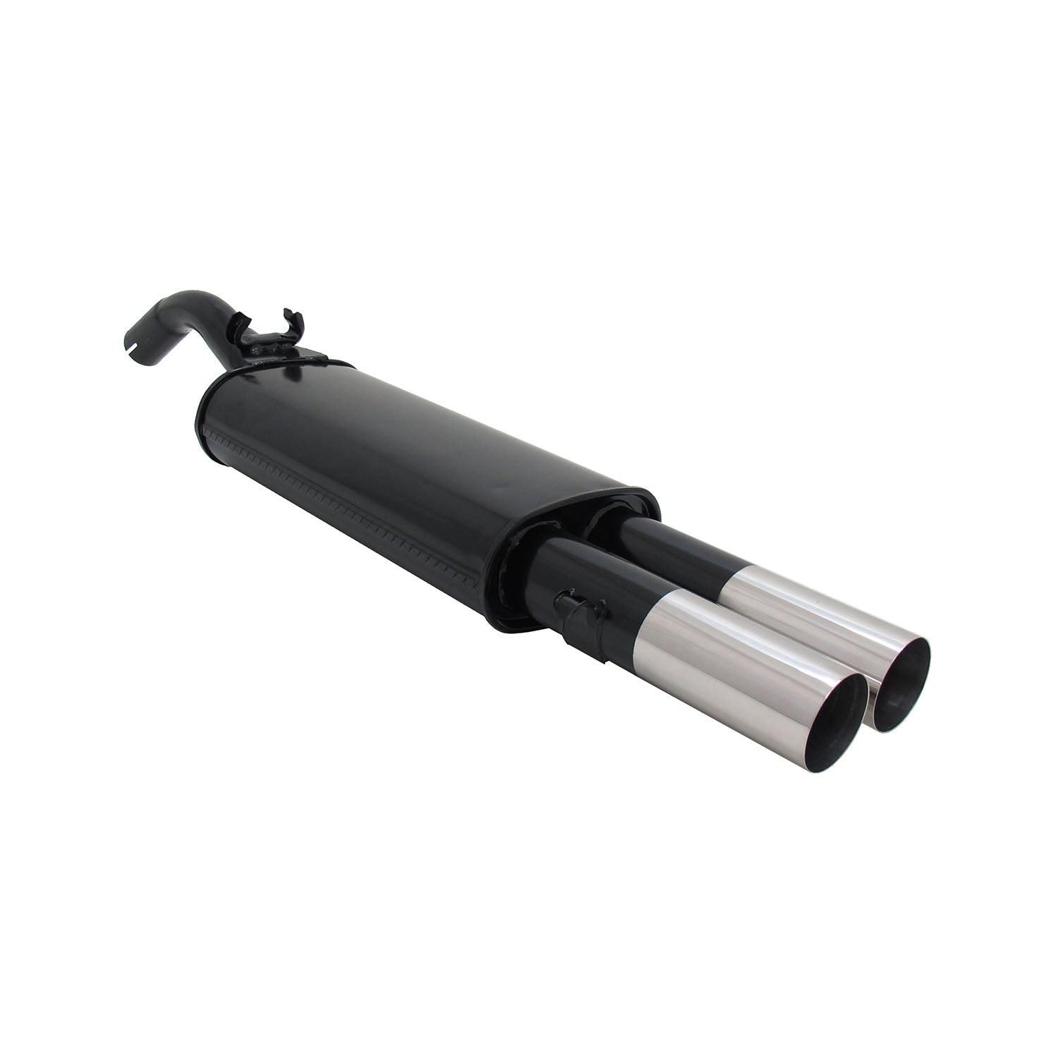 Échappement arrière sport Novus pour VW Golf 2 19E 2x76mm RL-Design avec ABE