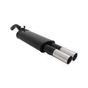 Échappement arrière sport Novus pour VW Golf 2 19E 2x76mm RL-Design avec ABE