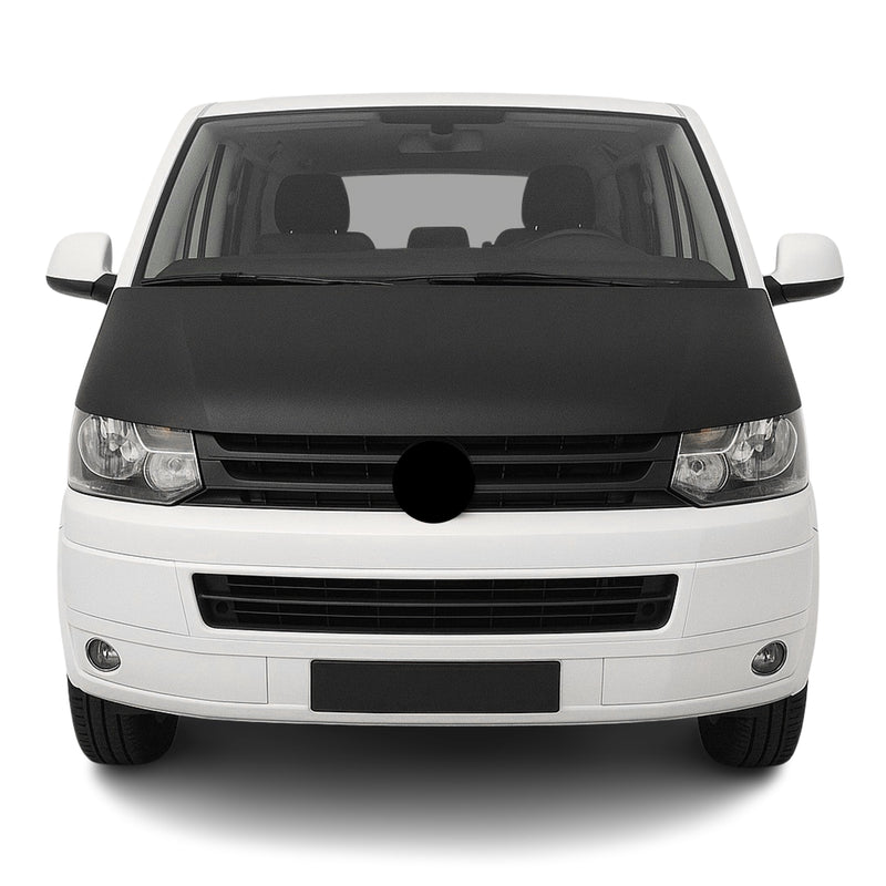 Protège Capot pour VW Transporter Caravelle T5 2010-2015 vinyle Noir complète
