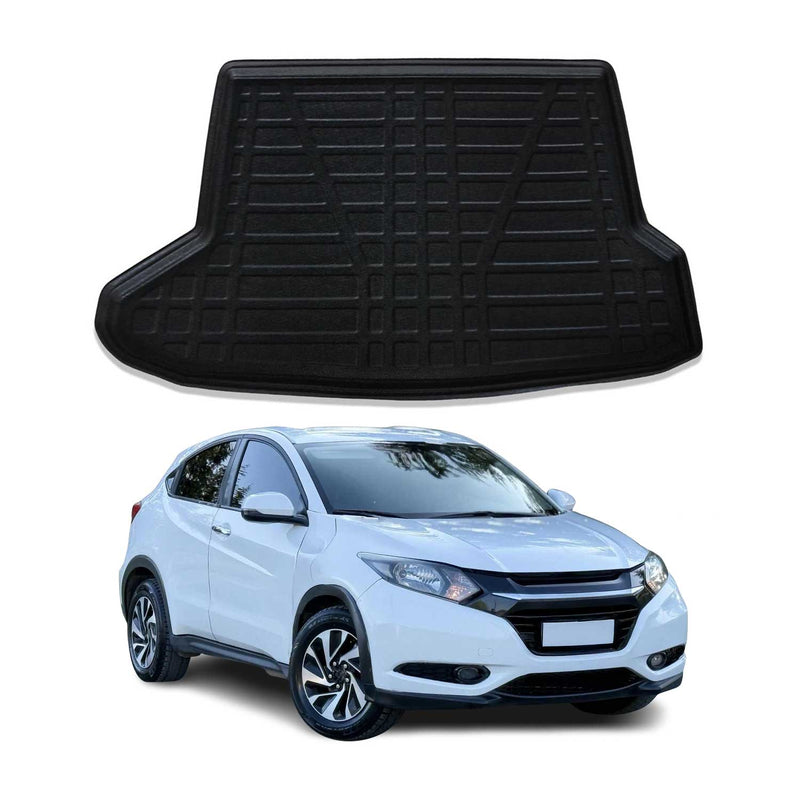 Tapis de Coffre pour Honda HR-V 2016-2021 en TPE Noir