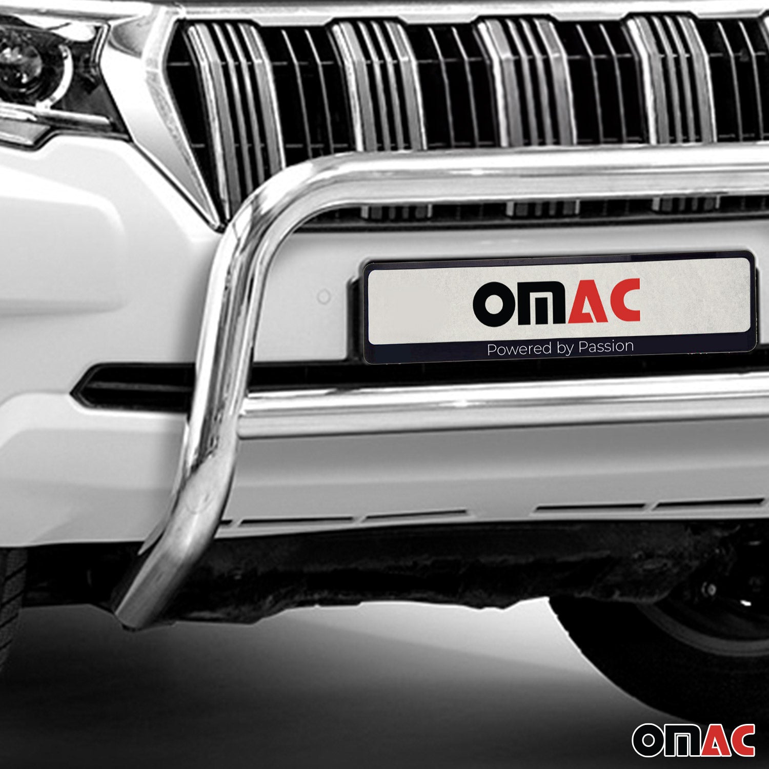 Pare-Buffle Avant Pour Toyota Land Cruiser 150 2019-2023 Argent en Acier