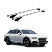 Tiger Barres de toit transversales pour Audi A4 B9 Allroad 2015-2019 Gris