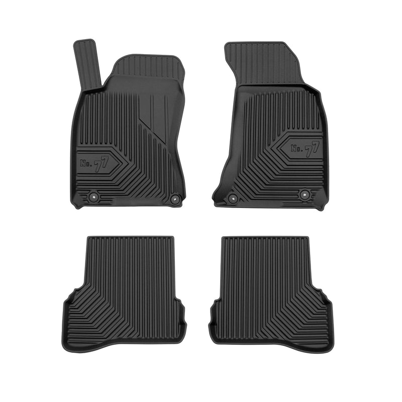 Tapis de Sol de Voiture pour VW Passat B5 1996-2005 TPE Antidérapant Noir 4Pcs