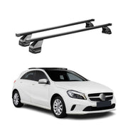 Barres Transversales Menabo pour Mercedes Classe A W176 2013-2018 Noir