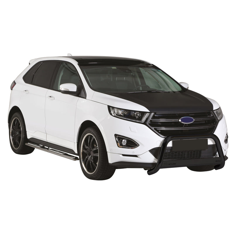 Pare-buffle Avant pour Ford Edge 2014-2018 63 mm en Acier Noir