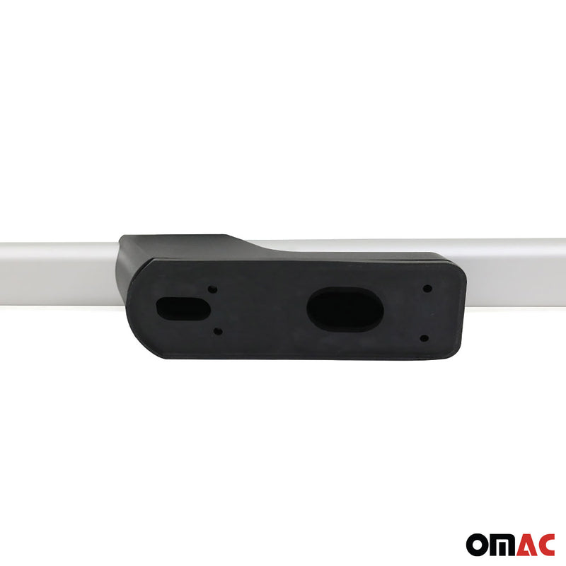Barres de toit longitudinales pour Ford Transit 2014-2025 L2 Aluminium Gris