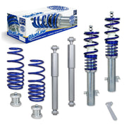 JOM BlueLine Combinés Filetés pour Peugeot 208 1.2THP / 1.4GPL / 1.4VTi / 1.6