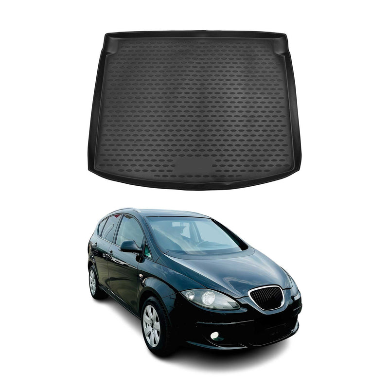 Tapis de Coffre pour Seat Altea 2004-2009 TPE Noir
