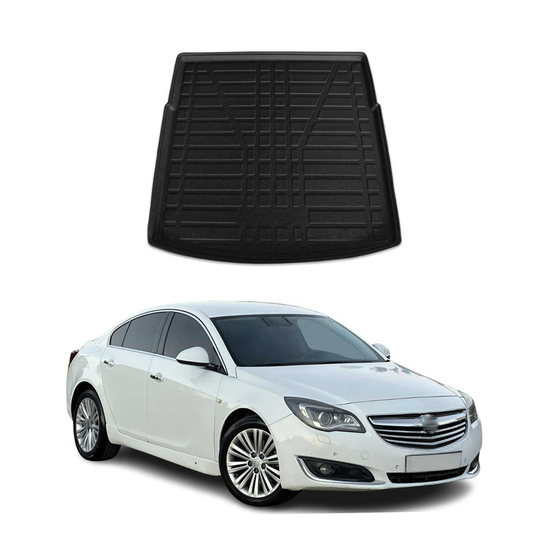 Tapis de Coffre pour Opel Insigna Sports Tourer 2009-2017 Break en TPE Noir