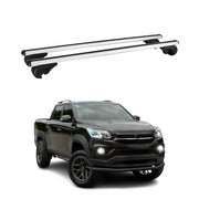 Barres de toit Transversales pour Ssangyong Grand Musso 2018-2026 Alu Argent