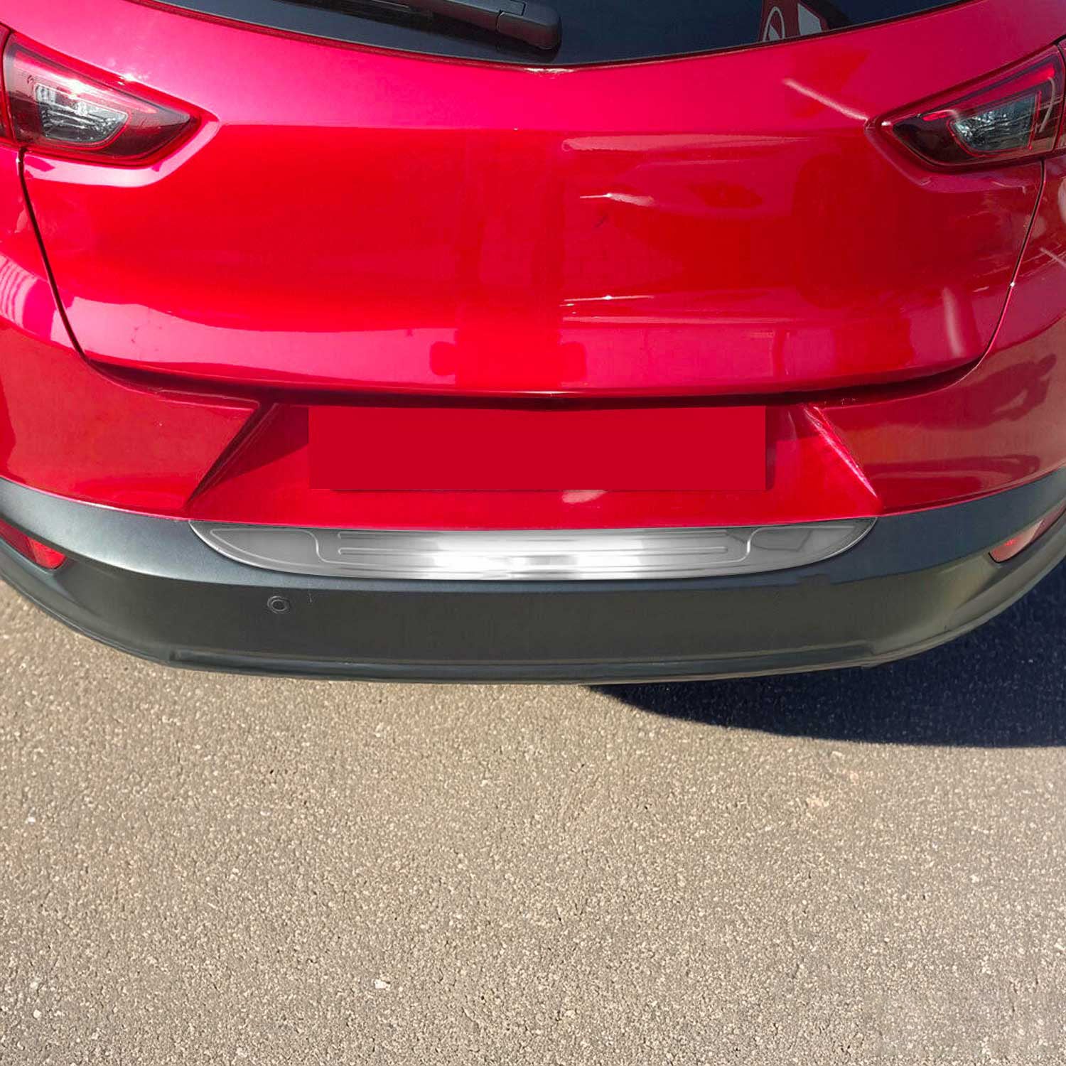 Protection Seuil de Pare-chocs Arriére Pour Mazda CX-3 2015-2021 Acier Inox