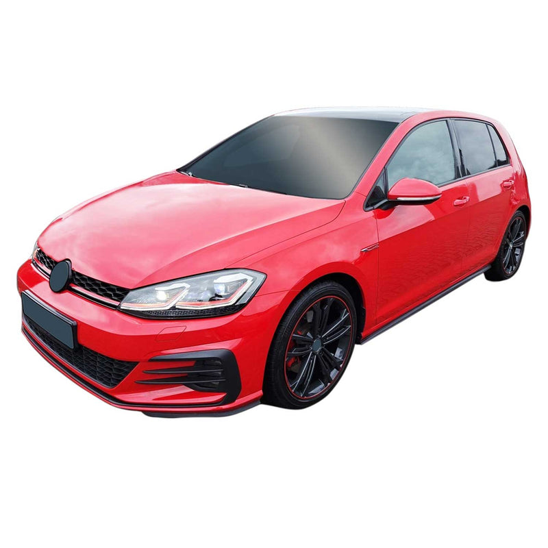 JOM Pare-chocs avant pour Volkswagen Golf 7 2012-2017 Plastique Noir 1 Piece