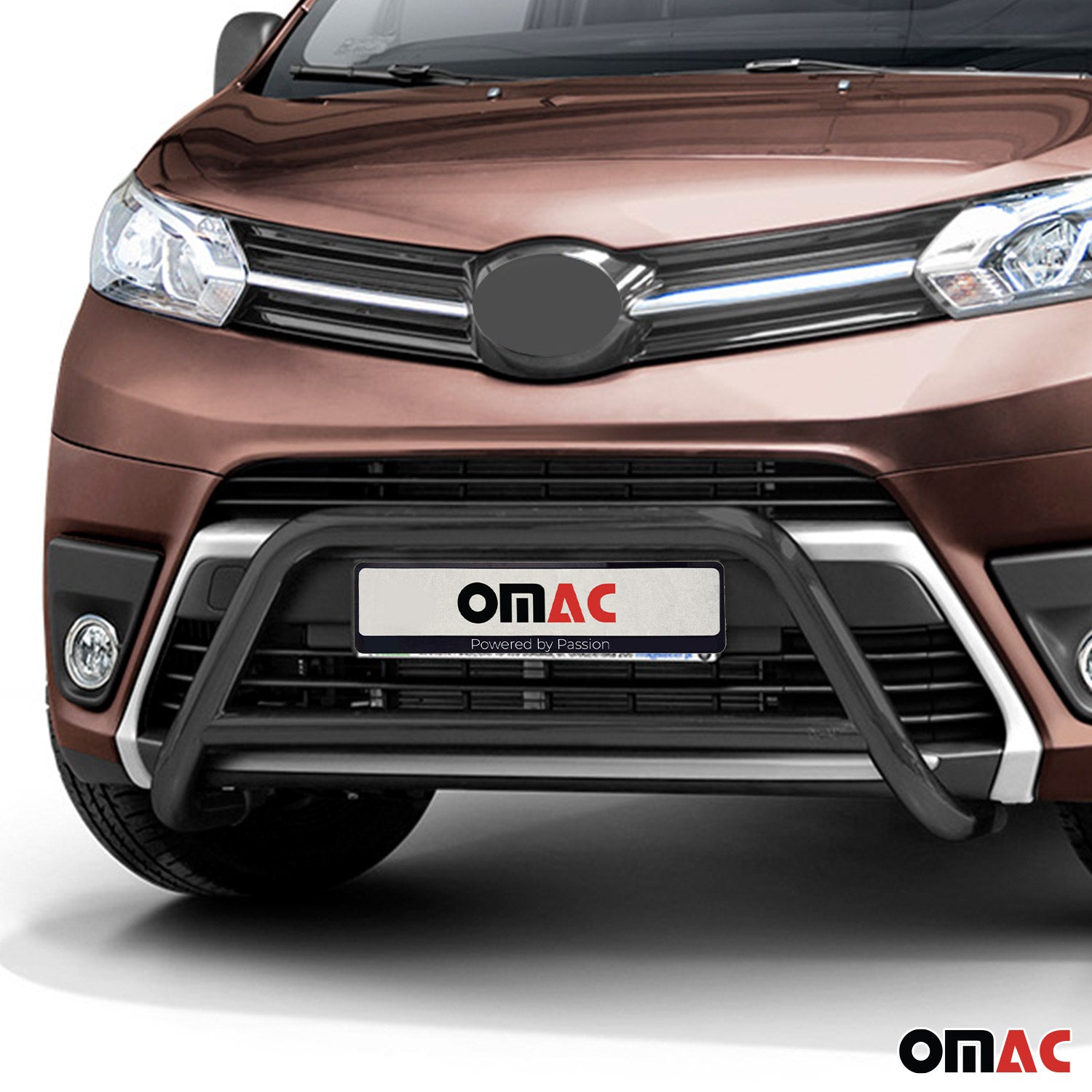 Pare-Buffle Avant Pour Toyota Proace 2016-2026 Acier Inox Noir