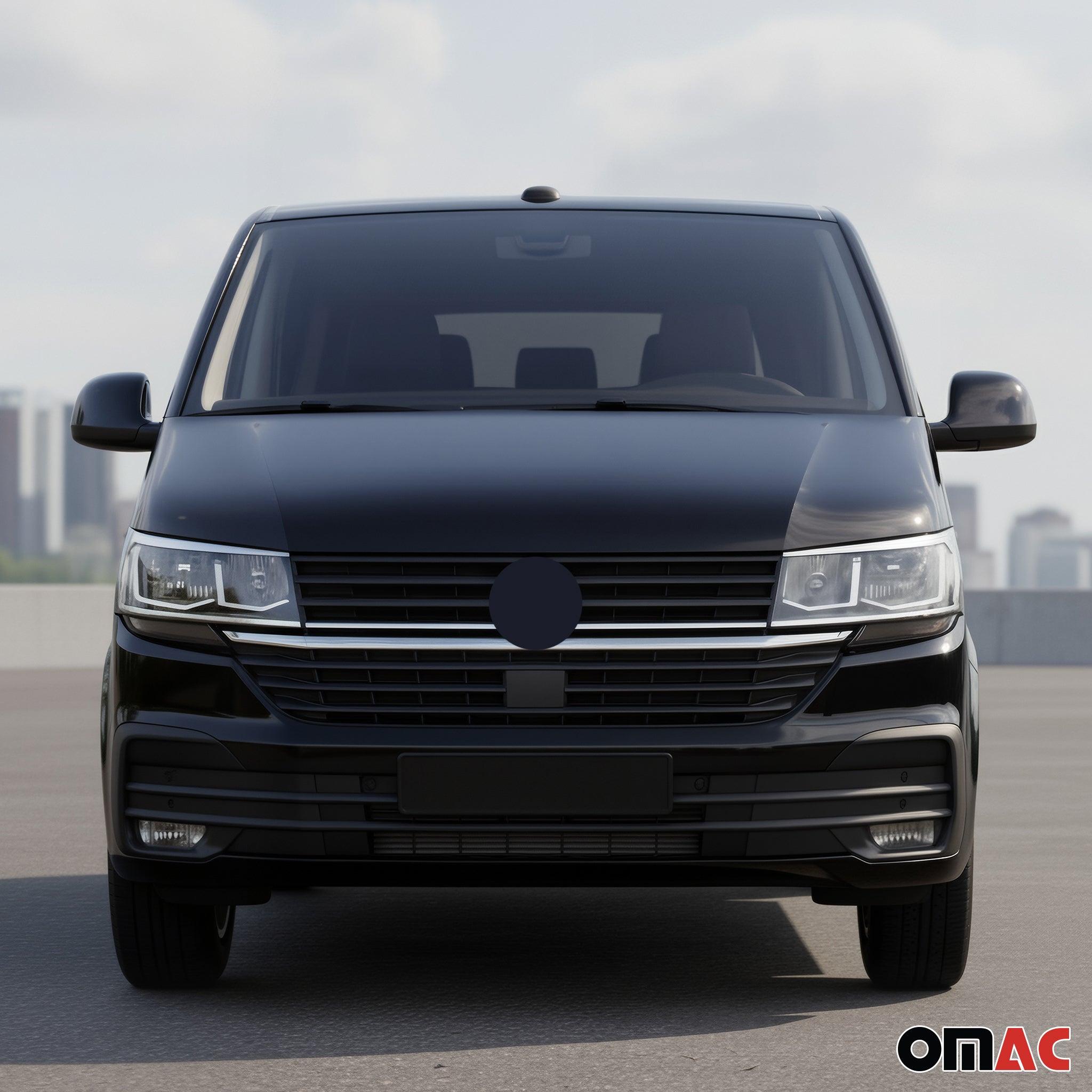 Baguettes de Phare Avant pour VW T6.1 Transporter tout 2019-2024 inoxy chromé