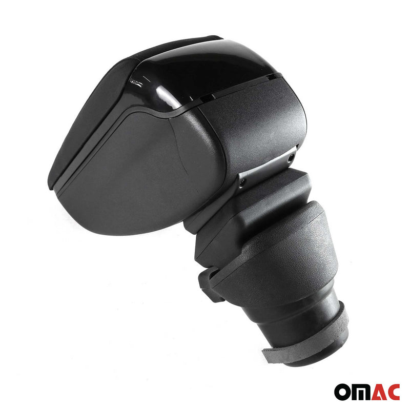 Accoudoir pour Seat Ibiza Break 2008-2017 Vinyl Abs Noir Coulissant