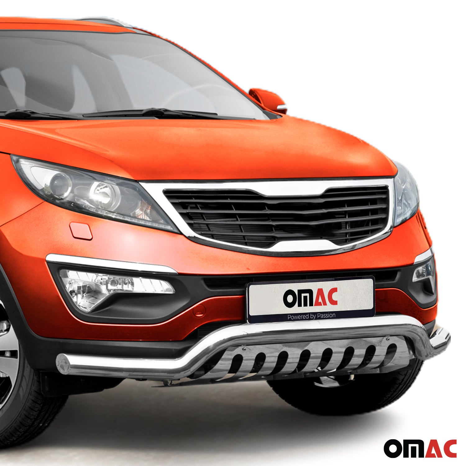 Pare-Buffle Avant Pour Kia Sportage 2010-2015 en Acier Argent