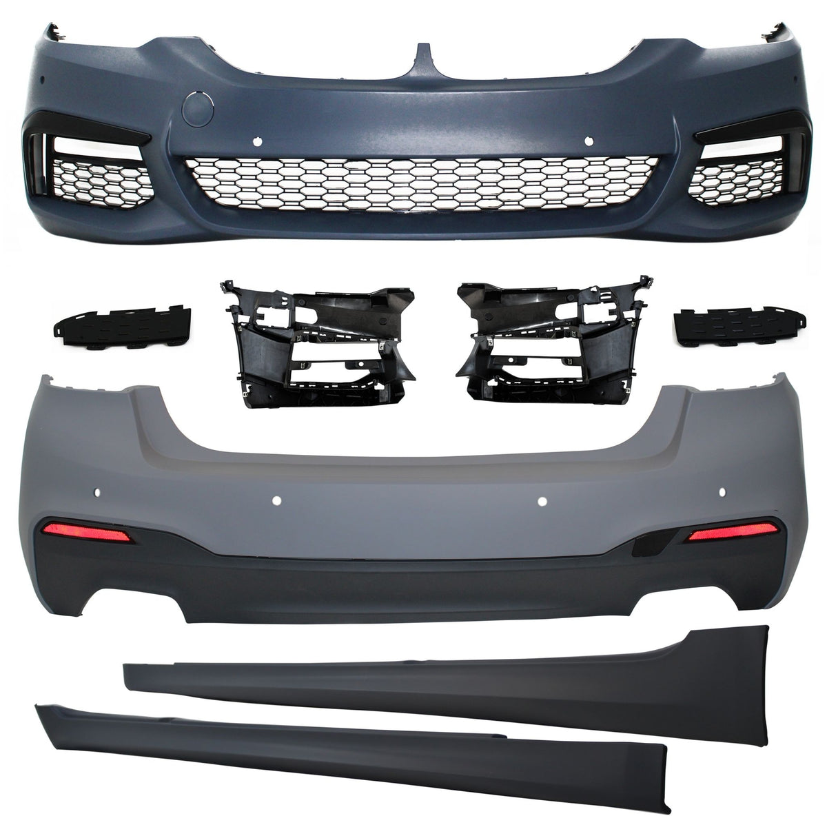 JOM Kit Pare-chocs & Bas de Caisse pour BMW Série 5 G30 2017-2020 Sport-Design PDC ohne SRA