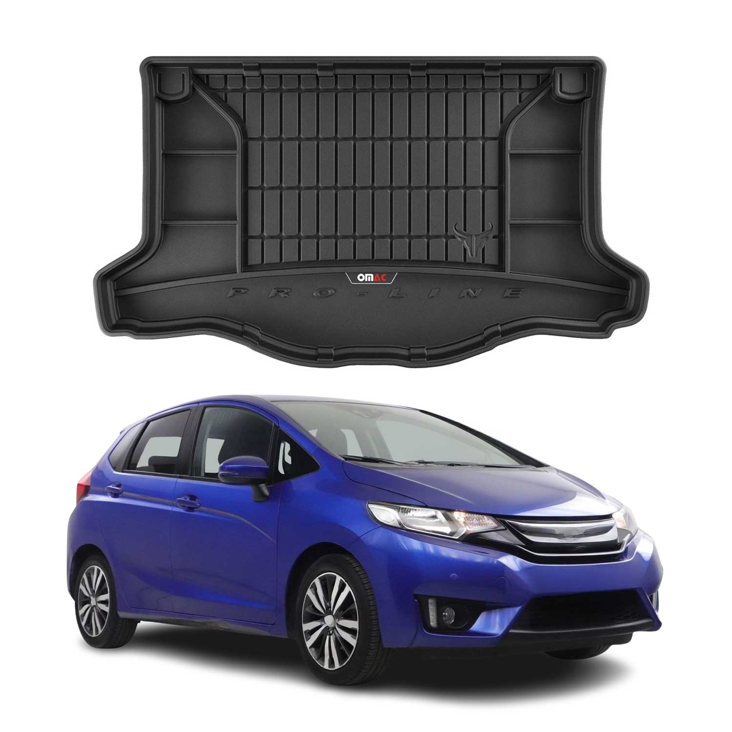 Tapis de Coffre pour Honda Jazz 2013-2018 TPE Noir