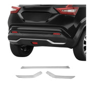 Baguettes de garniture arrière pour Honda City 2021-2025 3Pcs en Acier Silver