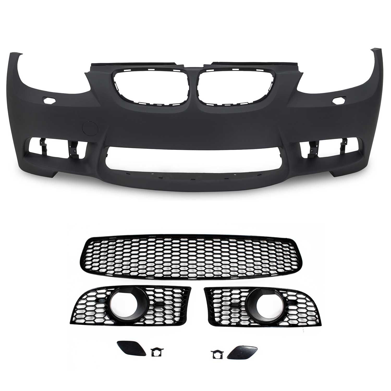 Pare-chocs avant avec trous PDC pour BMW Series 3 E92 E93 2006-2010 Plastique 1x