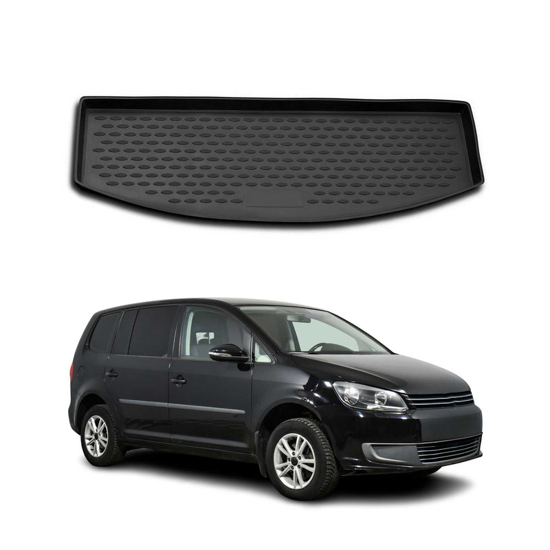 OMAC Tapis de coffre pour Volkswagen Touran 2003-2010 5 places en caoutchouc
