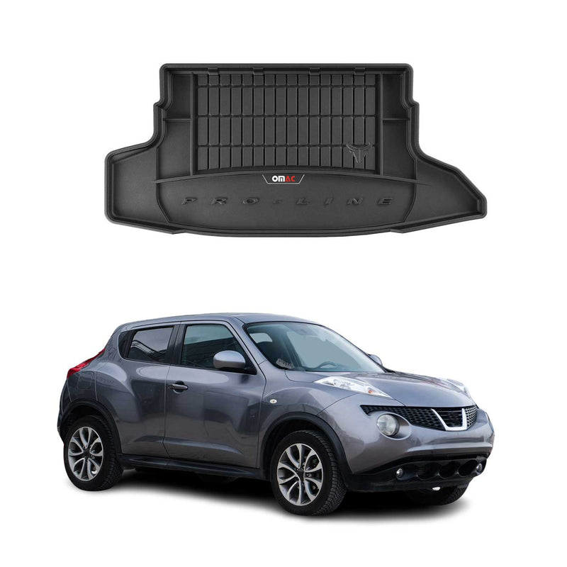 Tapis de Coffre pour Nissan Juke 2010-2014 TPE Noir