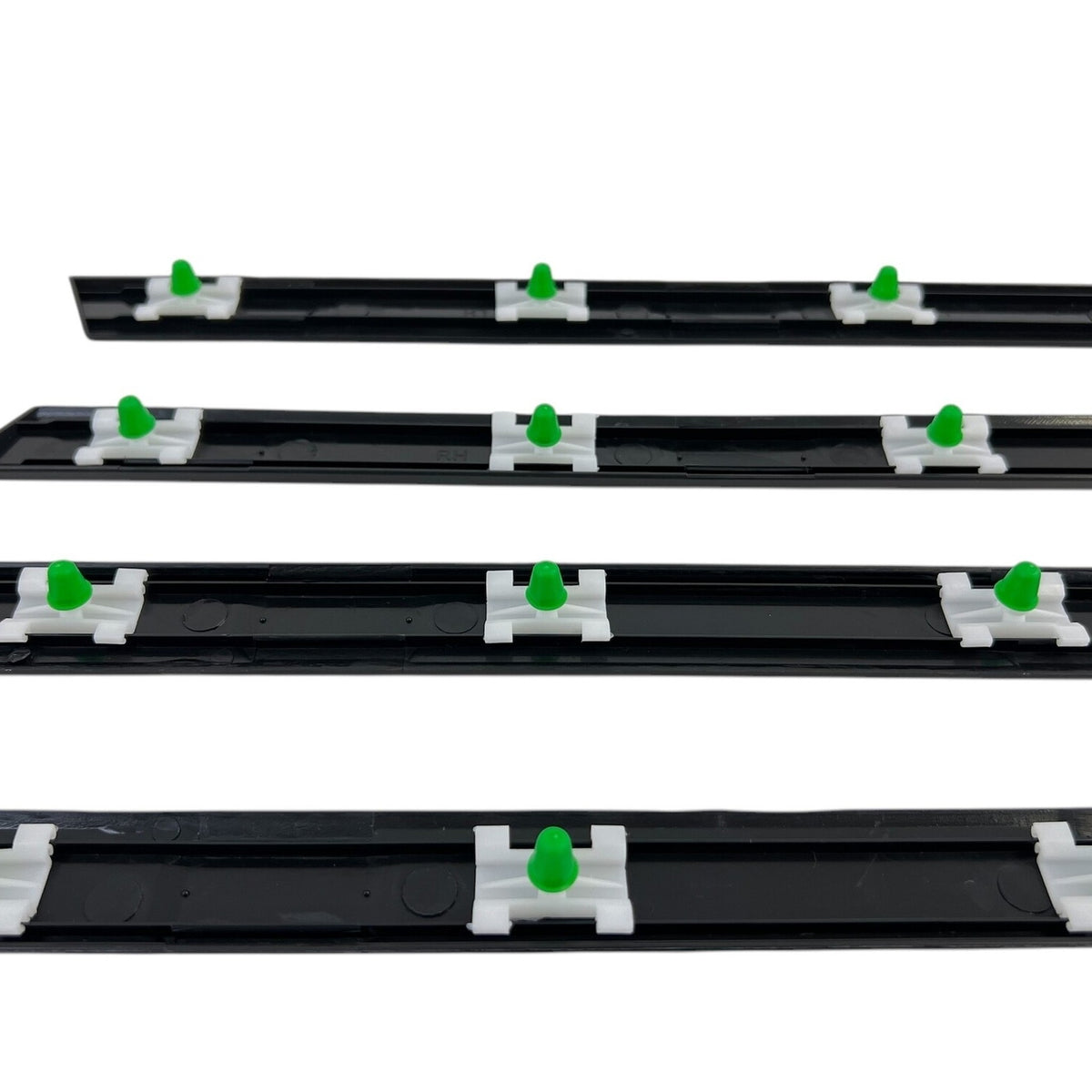 JOM Baguettes de Porte pour BMW Série 5 (E39) Berline 1995-2003 Noir