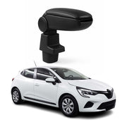 Accoudoir pour Renault Clio V HB 2019-2025 Vinyl Abs Noir