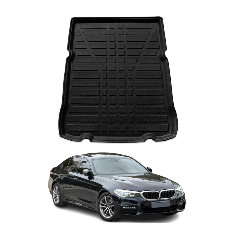 Tapis de coffre pour BMW Série 5 G30 / M5 F90 2016-2023 caoutchouc Noir