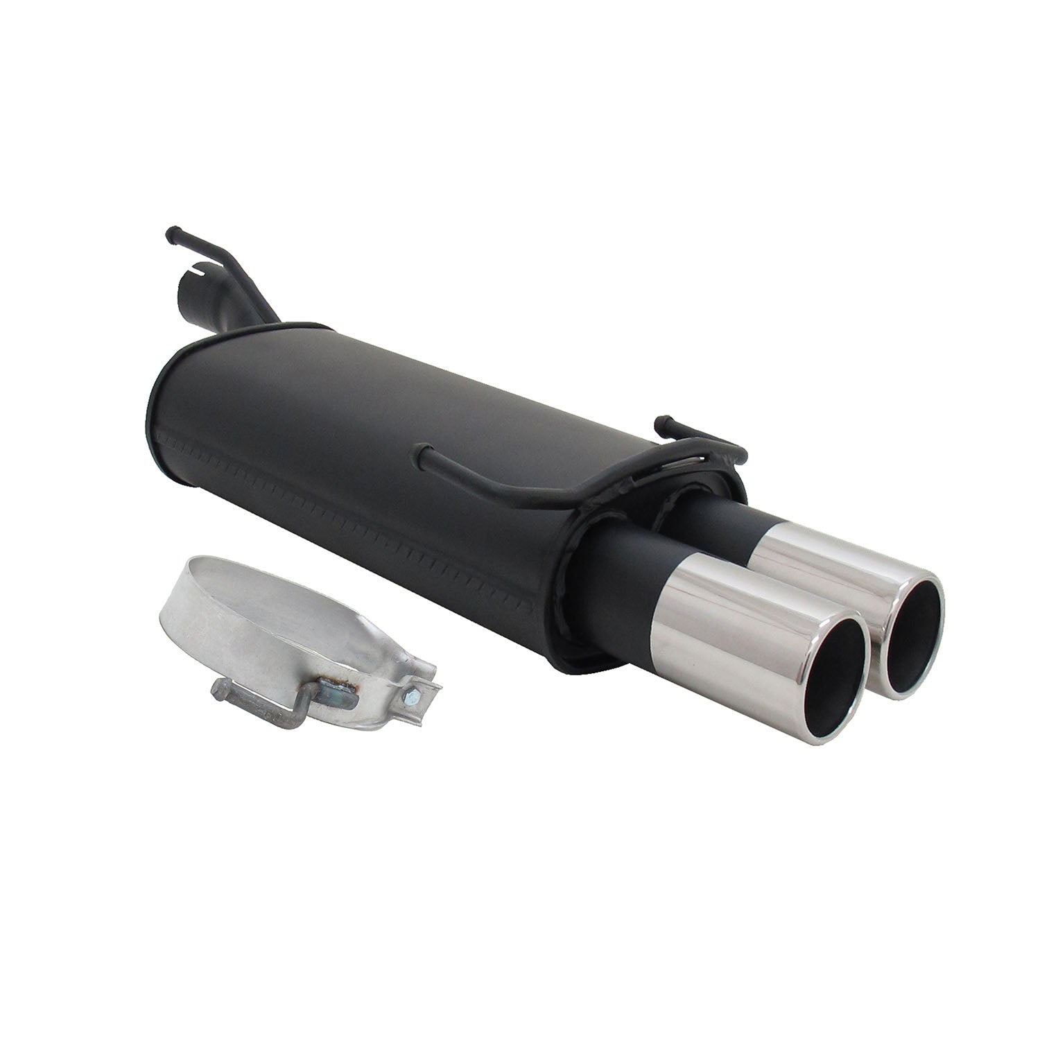 Échappement arrière sport Novus pour Opel Astra F/Opel Kadett E 2x76mm ABE