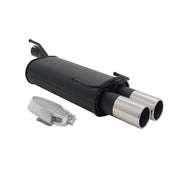 Échappement arrière sport Novus pour Opel Astra F/Opel Kadett E 2x76mm ABE