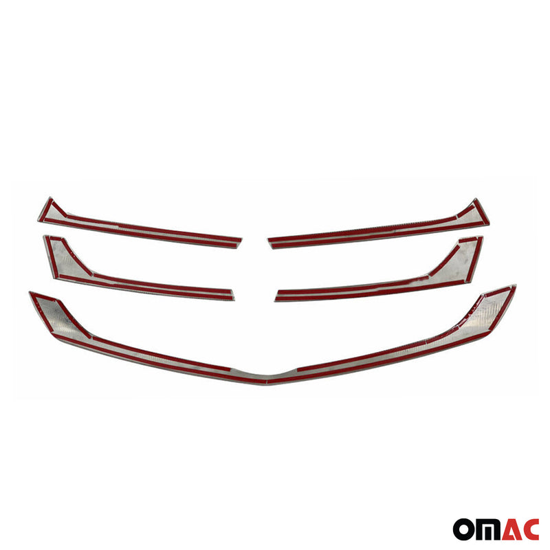 Moulure de Grille de Calandre pour Mercedes Citan 2012-2021 Chromé 5Pcs