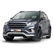 Pare-Buffle Avant Pour Ford Kuga II 2017-2019 FL en Acier Argent