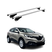 Tiger Barres de toit transversales pour Renault Kadjar 2015-2022 Gris
