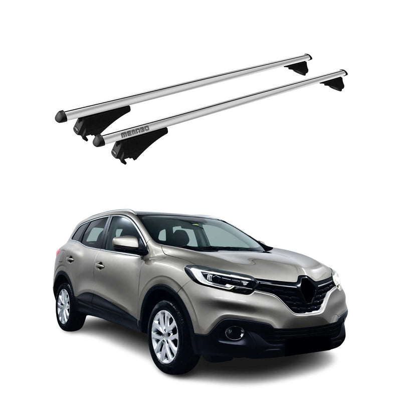 Tiger Barres de toit transversales pour Renault Kadjar 2015-2025 Gris