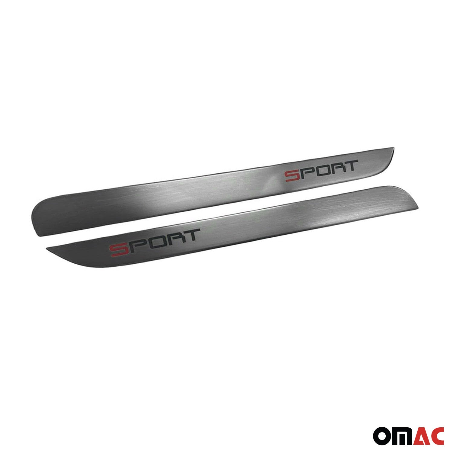 Couverture de Seuil de porte pour Opel Crossland X 2017-2024 inox chromé 2Pcs