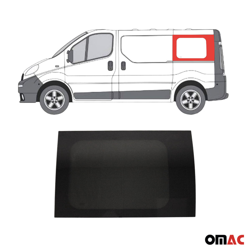 Vitre de Porte pour Renault Trafic 2001-2014 L1 Arrière Gauche Porte coulissante