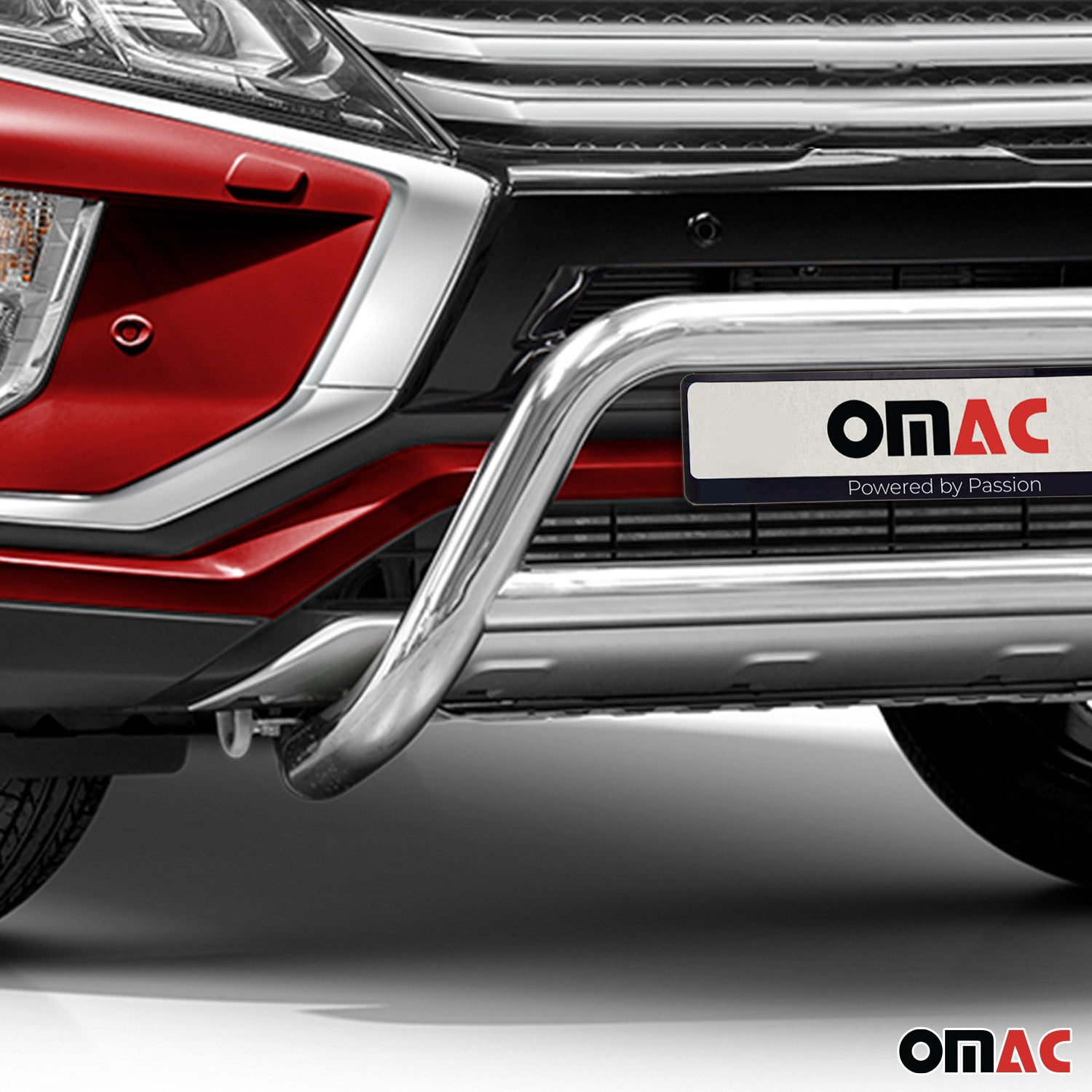 Pare-Buffle Avant Pour Mitsubishi Eclipse Cross 2018-2019 Acier Inoxy
