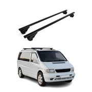 Barres de toit Transversales pour Mercedes Vito W638 1996-2003 Acier Noir 2Pcs