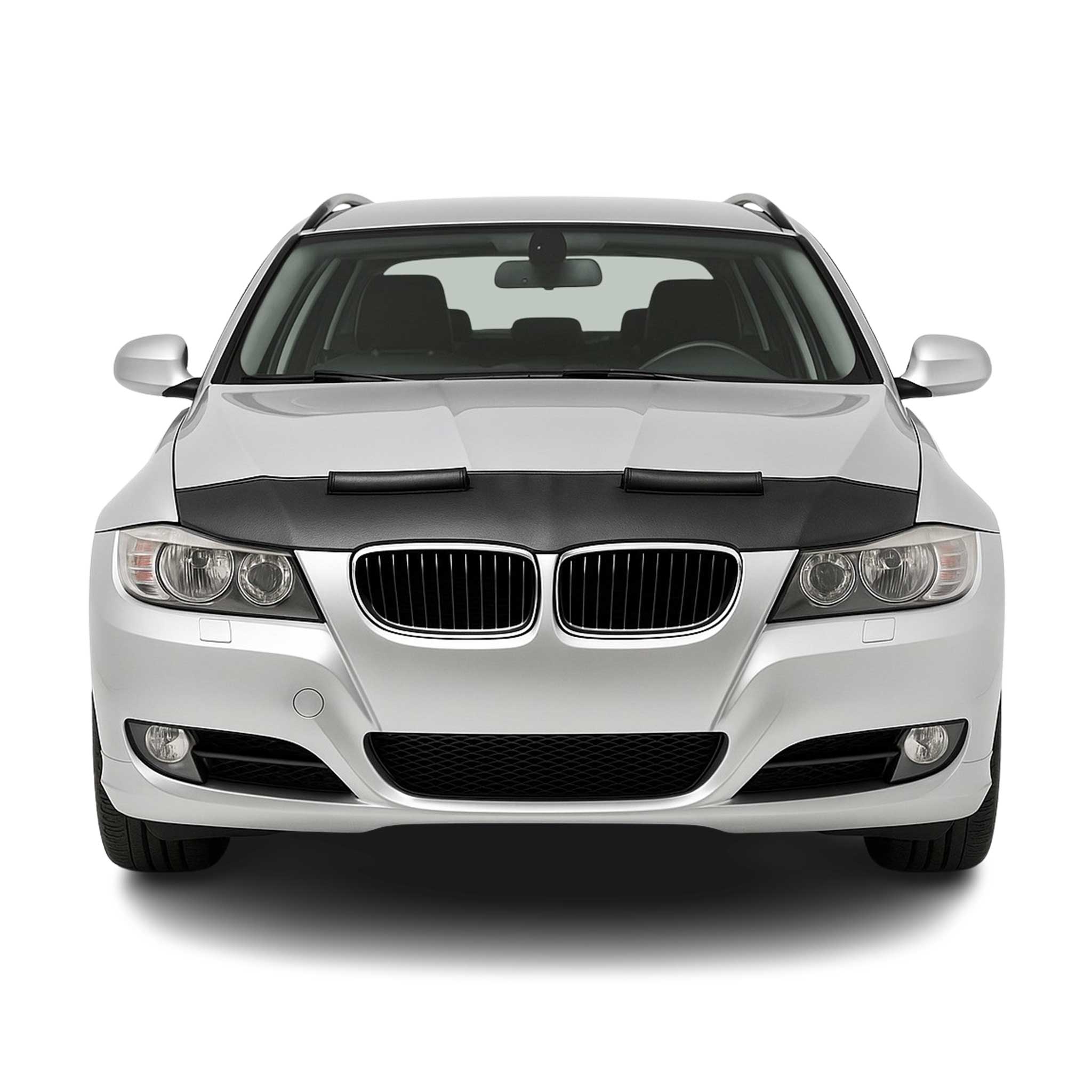 Protège capot Masque pour BMW Série 3 E90 E91 Berline Break 2004-08 vinyle Noir