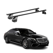 Barres Transversales Menabo pour Mercedes S W222 2014-2020 Noir