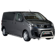 Pare-buffle Avant pour Opel Zafira Life 2019-2026 63mm en Acier Inoxy Argent