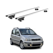 Barres de toit transversales ABE pour Fiat Panda II 2003-2012 5 P Alu Gris 2x