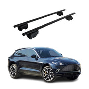 Barres de toit Transversales pour Aston Martin DBX 2021-2025 Fer Noir ABE