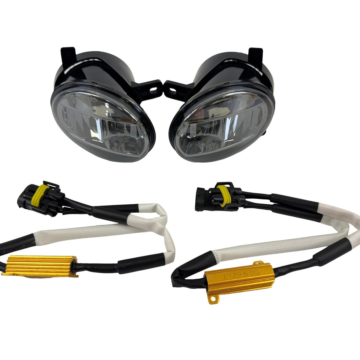 JOM Feux Antibrouillard pour Audi A4 B8 Avant 8K5 2007-2011 A6 4F5 2008-2011 Q5 8R Seat Exeo LED