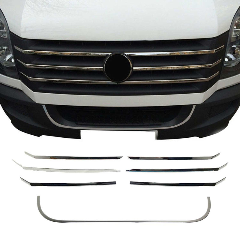 Moulure de Grille de Calandre pour VW Crafter 2011-2016 Chromé 6Pcs