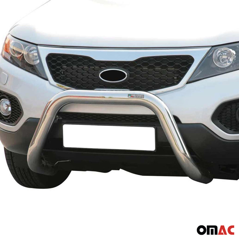 Pare-buffle Avant pour Kia Sorento 2009-2012 76 mm en Acier Gris