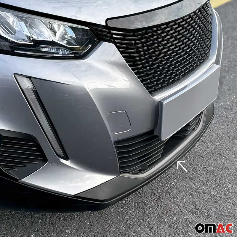 Garniture de Pare-chocs Avant pour Peugeot 2008 2019-2022 Chromé