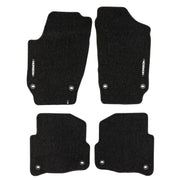 Tapis de Sol de Voiture pour VW Polo IV 2003-2009 FL Velours Imperméable 4Pcs